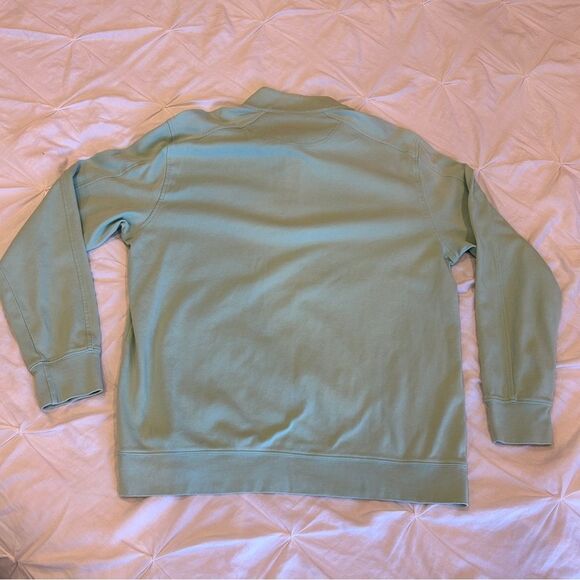 Greg Norman Male's Mint Green Quarter Zip up Golf Pullover Size Large/Grande - Picture 6 of 9